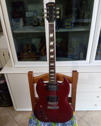 chitarra elettrica  mancina