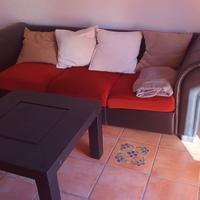 R€GALO DIVANO 3 POSTI CON TAVOLINO ENCUSCINI