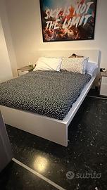 Letto contenitore matrimoniale MALM ikea