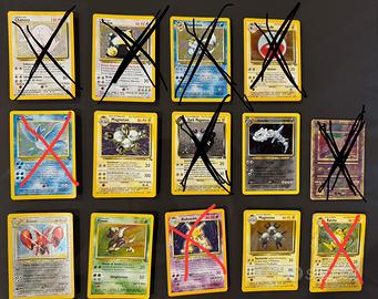 Carte pokemon unico proprietario