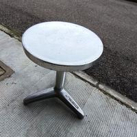 Sgabello anni 50 in acciaio