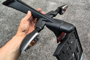 Portatarga con frecce Street Triple 675 2013-16