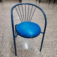 sedie blu con braccioli