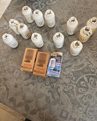 lotto teste termostatiche giacomini R 456 termosto