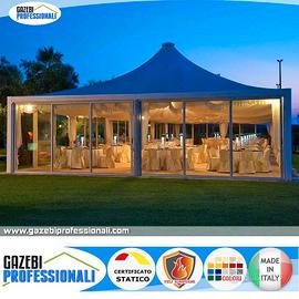 Coperture pesanti fino 15x15 CERTIFICATE gazebo