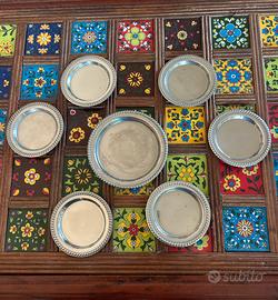 Set vintage - sottobicchieri e sottobottiglia