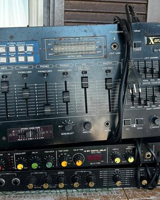 Vintage-Mixer Aruba DJ+Effetti Rack Roland/Maxim