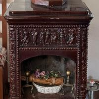 Caminetto in ceramica