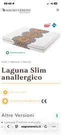 MATERASSO MATRIMONIALE SOGNO VENETO 160x200
