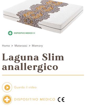 MATERASSO MATRIMONIALE SOGNO VENETO 160x200