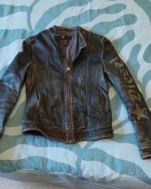 Giacca biker donna in pelle Marca Diesel