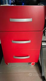 Scrivania e cassettire Moretti compact