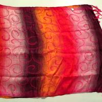 Stola donna in viscosa Jacquard - Colori caldi