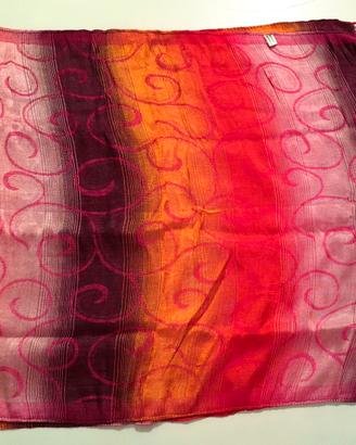 Stola donna in viscosa Jacquard - Colori caldi