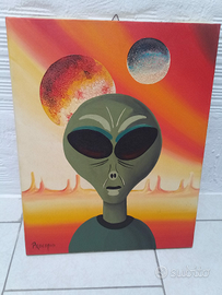 QUADRO: L'ALIENO pittore di Maurizio Procopio