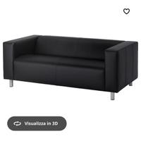 Divano ikea in pelle come nuovo