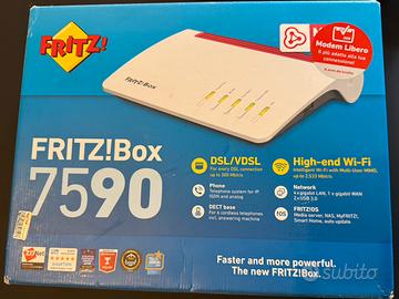 FRITZ box 7590 + 2 repeater 600