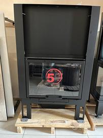 Camino a legna firek 1 frontale - italiana camini