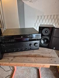 Casse acustiche, amplificatore e CD player