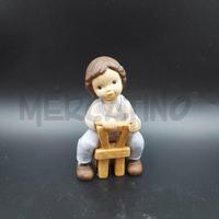 STATUINA MARCO SEDUTO SEDIA