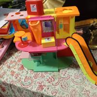 Casa Polly Pocket con scivolo e accessori