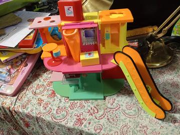 Casa Polly Pocket con scivolo e accessori