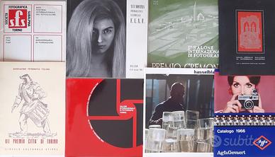 8 libretti fotografia anni 60 cataloghi mostre