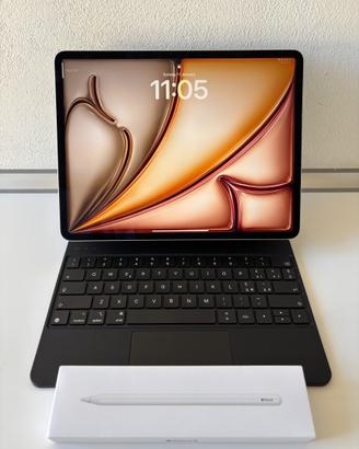 iPad Air 13” M2 256GB Cellular – Bundle completo