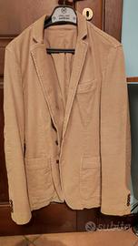Giacca Sisley Slim Fit in velluto beige -Taglia 46
