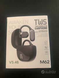TWS Wireless M62 - Auricolari HD Stereo