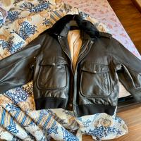 Giacca in pelle nera