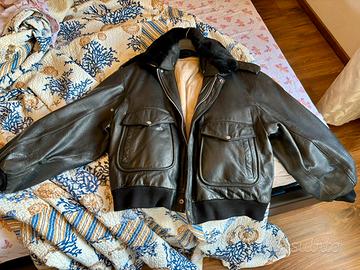 Giacca in pelle nera