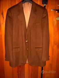 giacca marrone uomo marca burberry tg 46