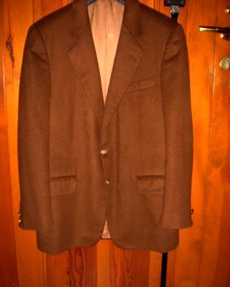 giacca marrone uomo marca burberry tg 46