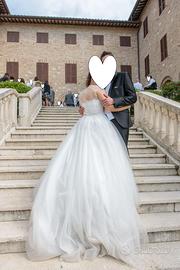 Abito donna Nozze Matrimonio Wedding Sposa + Velo