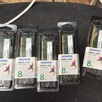 5 x Adata DDR3L 1600mhz 8gb CL11 - Nuove