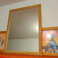 Specchio con Cornice Etnica
