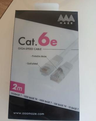 Cavo Ethernet AAAmaze Cat. 6e 2 metri RJ45v