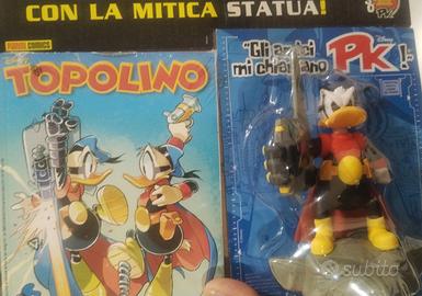 Fumetto Topolino Con statua Paperinik