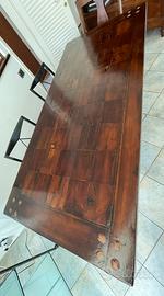 Tavolo antico in legno massello