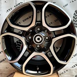 4 CERCHI IN LEGA ORIGINALI RAGGIO 15 SMART FORTWO