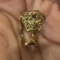 anello Versace Medusa aperto