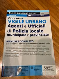 Manuale Vigile Urbano Edizione Simone 2021