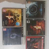 Resident evil ps3 lotto 5 giochi per console ps3