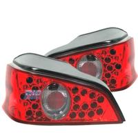 FANALI PER PEUGEOT 106 96-04 LED SFONDO ROSSO
