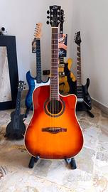 Chitarra elettriacustica Eko One +Setup +Regali