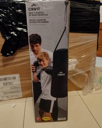 Set Boxe Bambino CRIVIT - Sacco + Guantoni nuovo