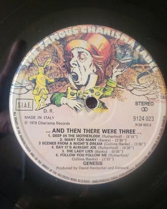 Disco vinile the famous  carisma label