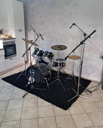 batteria acustica completa 