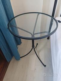 Tavolino nero rotondo Ikea